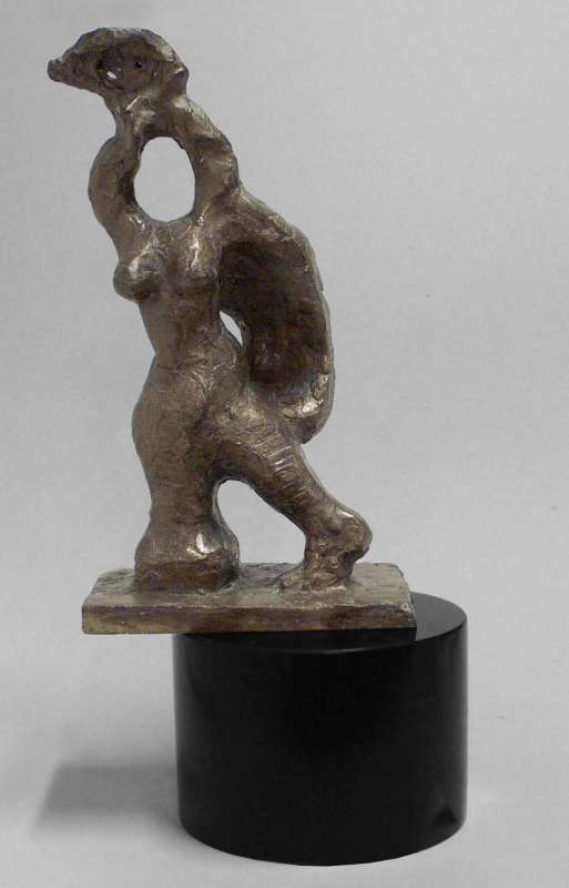 Woman Leaning on a Column: Maquette No. 1